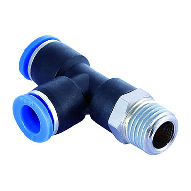 Тройник цанговый T-образный с наружной резьбой 8-M1/2"-8 PST 08-R04
