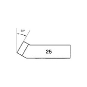 Сменный резец №25 (сплав Р6М5) к машинам Мангуст (снятие наружной фаски)